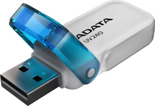 MEMORIE USB 2.0 ADATA 16 GB cu capac carcasa plast- AUV240-16G-RWH