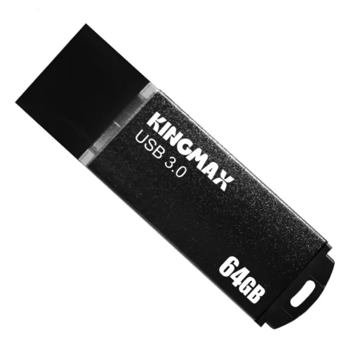 MEMORIE USB 3.0 KINGMAX 64 GB cu capac carcasa alu- KM-MB03-64GB/BK