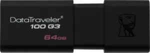 MEMORIE USB 3.0 KINGSTON 64 GB cu capac carcasa pl- DT100G3/64GB