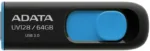 MEMORIE USB 3.2 ADATA 64 GB retractabila carcasa p- AUV128-64G-RBE