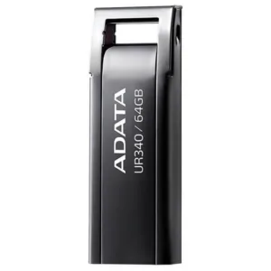 MEMORIE USB 3.2 ADATA UR340 64GB BLACK METALIC - AROY-UR340-64GBK