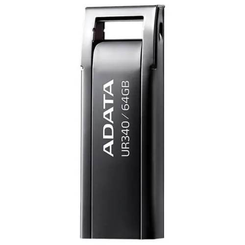 MEMORIE USB 3.2 ADATA UR340 64GB BLACK METALIC - AROY-UR340-64GBK