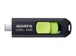 MEMORIE USB Type-C 3.2 ADATA 64 GB retractabila ca- ACHO-UC300-64G-RBK/GN