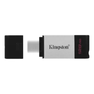 MEMORIE USB Type-C KINGSTON 128 GB cu capac carcas- DT80/128GB
