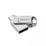 MEMORIE USB VERBATIM MYDUAL 32GB USB 2.0 ARGINTIU - 69266
