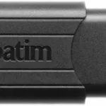 MEMORIE USB VERBATIM PINSTRIPE 64GB NEGRU USB 3.0 - 49318