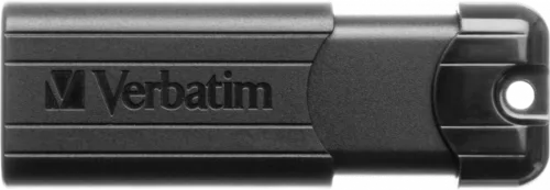 MEMORIE USB VERBATIM PINSTRIPE 64GB NEGRU USB 3.0 - 49318