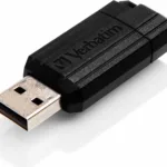 MEMORIE USB VERBATIM PINSTRIPE 32GB USB 2.0 NEGRU - 49064