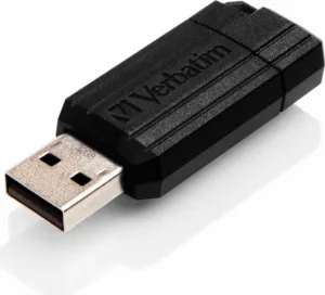 MEMORIE USB VERBATIM PINSTRIPE 32GB USB 2.0 NEGRU - 49064