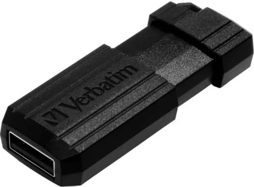 MEMORIE USB VERBATIM PINSTRIPE 64GB USB 2.0 NEGRU - 49065