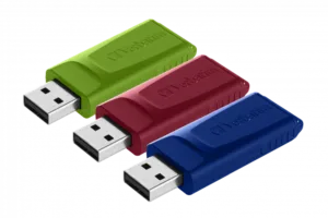 MEMORIE USB VERBATIM StoreNGo SLIDER 3 X 16GB USB - 49326