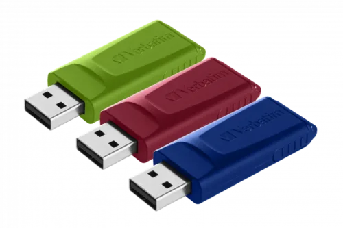 MEMORIE USB VERBATIM StoreNGo SLIDER 3 X 16GB USB - 49326