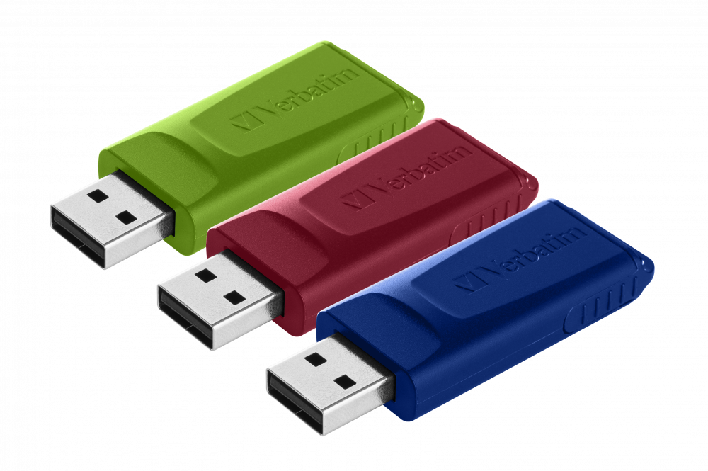 MEMORIE USB VERBATIM StoreNGo SLIDER 3 X 16GB USB - 49326