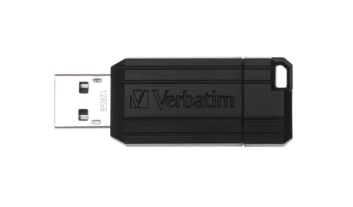 MEMORII USB Verbatim 2.0 PINSTRIPE 128GB BLACK - 49071