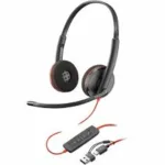 Poly Blackwire 3220 Stereo USB-C Headset +USB-C/A - 8X228AA