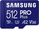 SAMSUNG PRO Plus 512GB microSD UHS-I U3 Full HD 4K-MB-MD512SA/EU