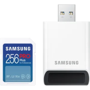SAMSUNG PRO Plus Reader Full Size SDXC Card 256GB -MB-SD256SB/WW