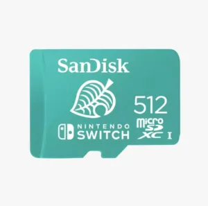 SANDISK/NINTENDO MICROSDXC/512GB V30 C10 100MB/S R-SDSQXAO-512G-GNCZN