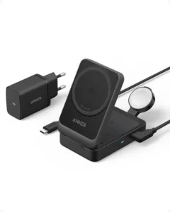 STATIE incarcare wireless Anker MagGo 15W 3-in-1 p- B2557311