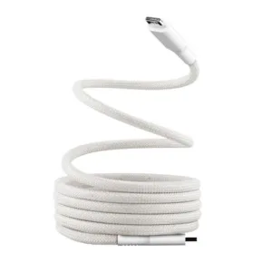 TNB USB-C/USB-C cable 1.5m magnetic sheath - White- TCPDMAGWH