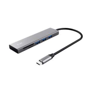 TRUST HALYX FAST USB-C HUB  amp- CARD READER 24191-24191