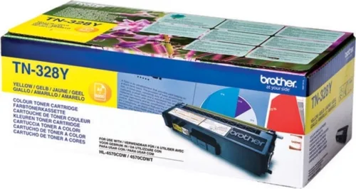 Toner Original Brother Yellow TN328Y  TN328Y