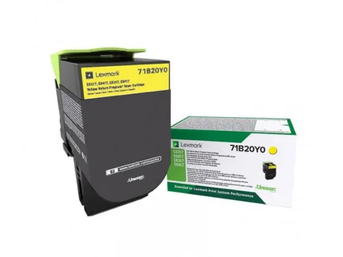 Toner Original Lexmark Yellow 71B20Y0  71B20Y0
