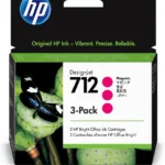 Tri-Pack Original HP Magenta 712  3ED78A