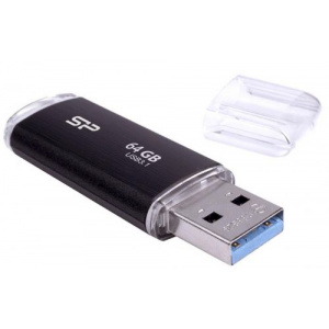 USB Flash Drive SP Blaze B02 3.2 64GB Negru - SP064GBUF3B02V1K