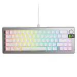 Glorious Tastatura mecanica GMMK 3 PRO 65% Prebuil- GLO-KB-GMMK3-PRO-65-PB-FOX-W-SIL-US