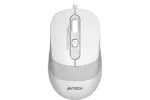 MOUSE A4tech PC sau NB cu fir USB optic 1200 dpi b- FM10 White