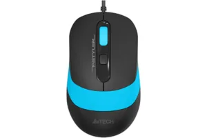 MOUSE A4tech PC sau NB cu fir USB optic 1600 dpi b- FM10 Blue