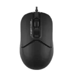 MOUSE A4tech PC sau NB cu fir USB optic 1600 dpi b- FM12 Black