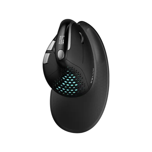 MOUSE DELUX PC sau NB wireless 2.4GHz BT5.0 optic - M618XSD-BK