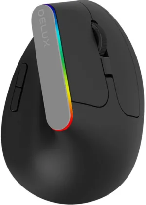 MOUSE DELUX PC sau NB wireless 2.4GHz optic 1600 d- M618C-BK