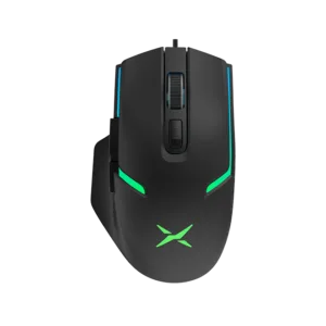 MOUSE DELUX gaming cu fir USB optic 3600 dpi butoa- M588BU-BK