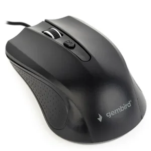 MOUSE GEMBIRD PC sau NB cu fir USB optic 1200 dpi - MUS-4B-01