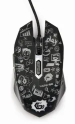 MOUSE GEMBIRD gaming cu fir USB optic 3600 dpi but- MUS-6B-GRAFIX-01