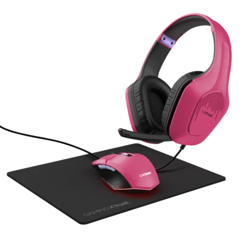 MOUSE Trust Kit Trust GXT790P TRIDOX 3-IN-1 roz - TR-25179