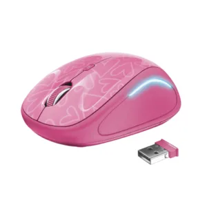MOUSE Trust  Yvi FX Wireless Mouse - pink - 22336
