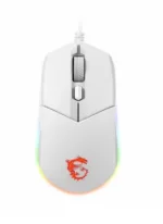 MSI Clutch GM11 wired symmetrical Mouse WHITE - CLUTCH GM11 WHITE