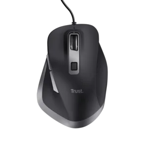 Mouse Trust Fyda cu fir 5000 DPI negru - TR-24728