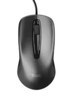 Mouse Trust cu fir optic negru - TR-24657