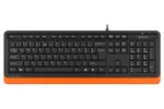 TASTATURA A4TECH Fstyler USB cu fir 104 taste form- FK10 Orange