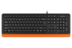 TASTATURA A4TECH Fstyler USB cu fir 104 taste form- FK10 Orange