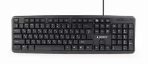 TASTATURA GEMBIRD USB 104 taste caractere rusesti - KB-U-103-RU