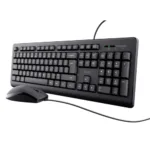 TRUST BASICS KEYBOARD AND MOUSE SET US - 24645