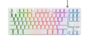 Tastatura Trust GXT833W Thado alb - TR-24737