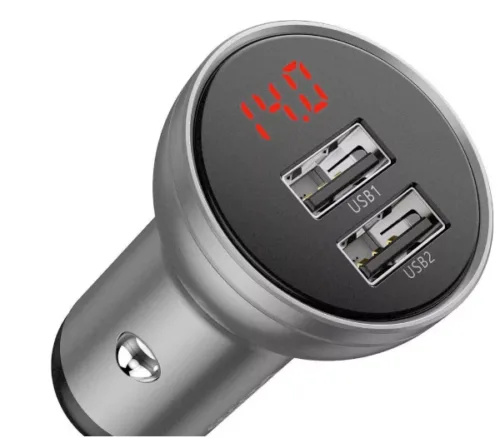Incarcator auto Baseus Digital Display 2 x USB Out- CCBX-0S