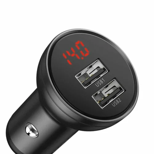 Incarcator auto Baseus Digital DisplayQuick Charge- TZCCBX-0G